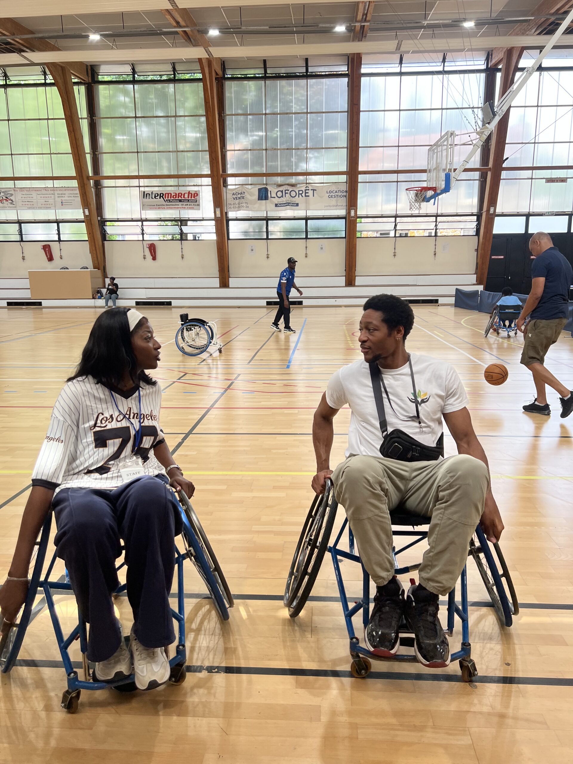 le président et Reine Bedaya ancien miss Centrafrique France
