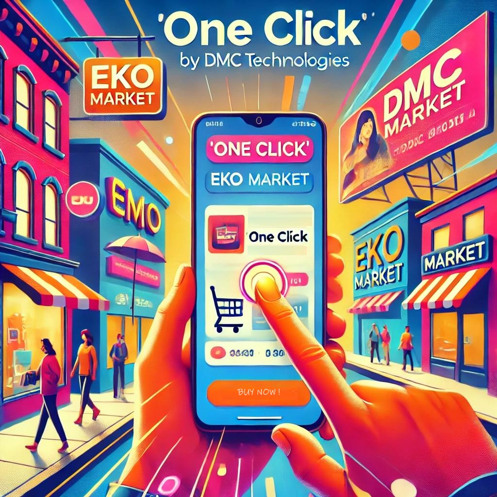image d'un téléphone avec une inscription : One click qui fait comprendre que vous pouvez commander en ligne