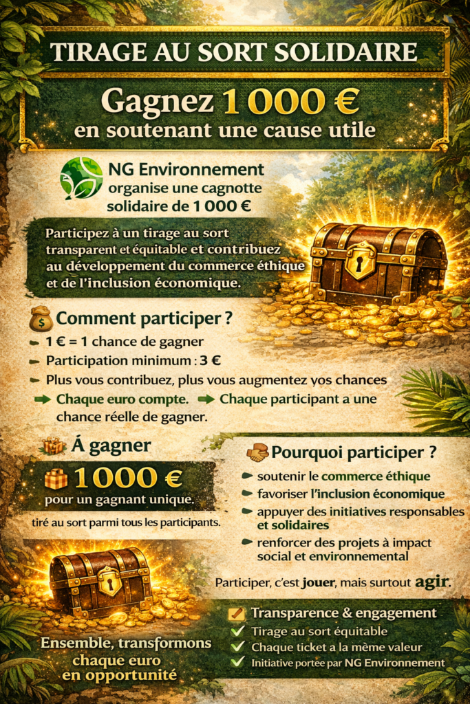 flyer du tirage au sort qui fixe les règles déjà rappelé dans le corps de l'article